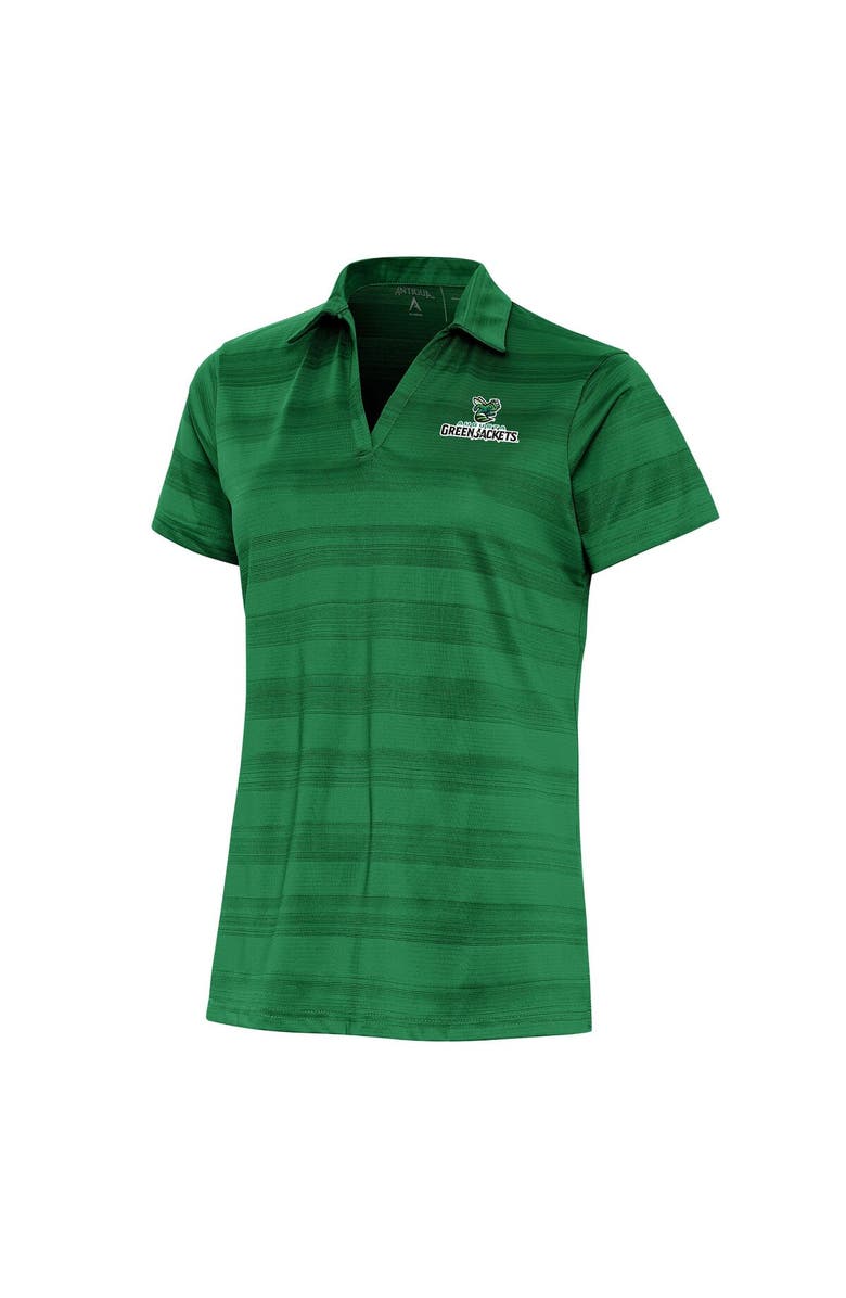 ANTIGUA Women's Antigua Hunter Green Augusta GreenJackets Compass Polo, Main, color, 