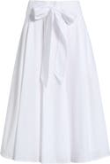 Tahari ASL Tie Waist Midi Skirt
