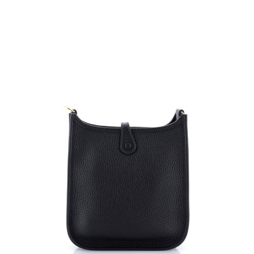 Pre-owned Hermes Hermes Evelyne Bag Gen Iii Clemence Tpm In Black