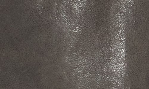 Dl1961 Alma Leather Miniskirt In Gray