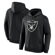 Logo Athletic Men's Logo Athletic Black Las Vegas Raiders Primary Logo Hoodie