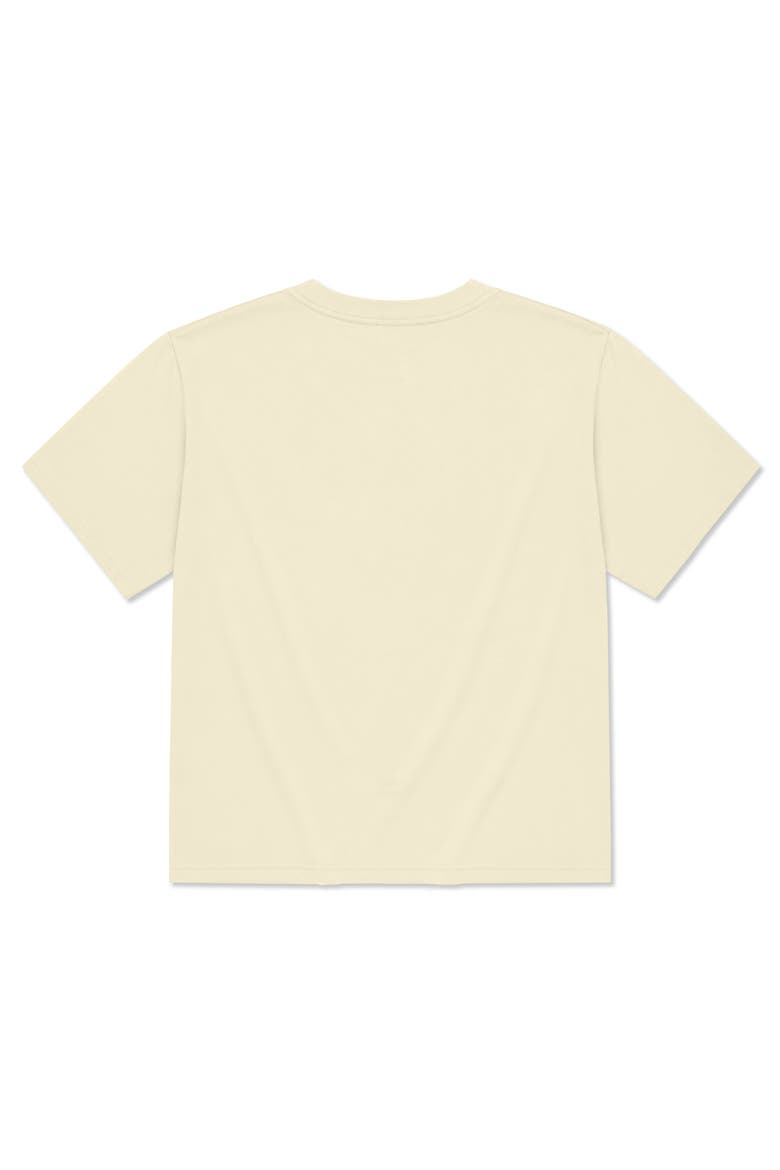 Butterfly Relaxed Midweight Jersey Tee, Alternate, color, Butter