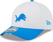 New Era Men's New Era  White/Blue Detroit Lions 2025 NFL Training Camp A-Frame 9FORTY Adjustable Hat