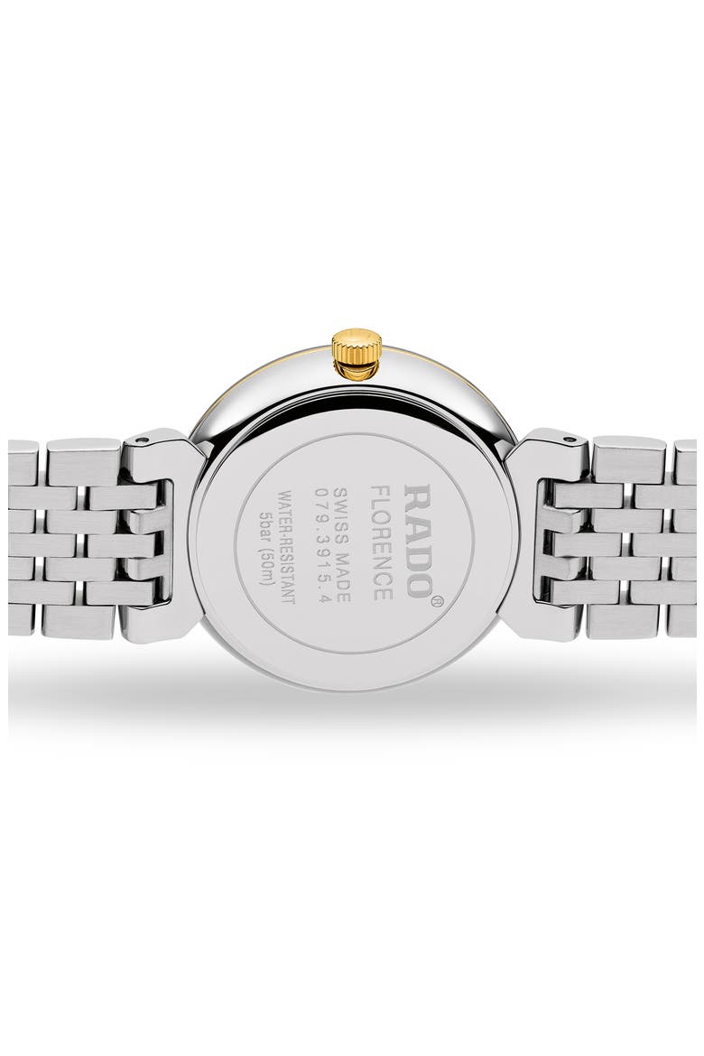 Florence Diamond Bracelet Watch, 30mm, Alternate, color, SILVER / GOLD