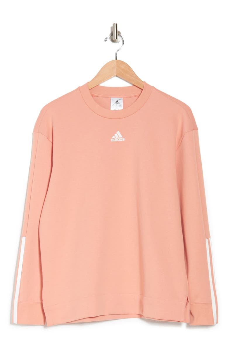 adidas Essentials 3 Stripes Sweatshirt, Alternate, color,