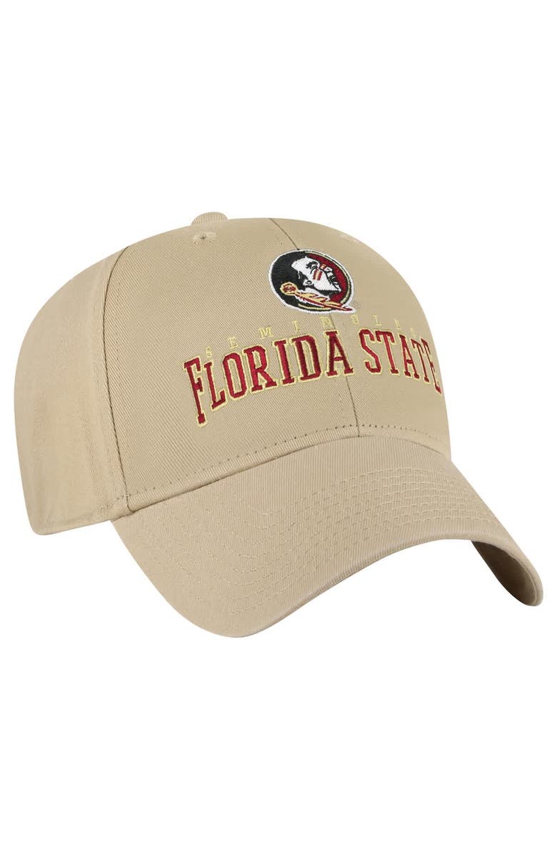'47 Men's '47 Khaki Florida State Seminoles Powell MVP Adjustable Hat, Alternate, color,