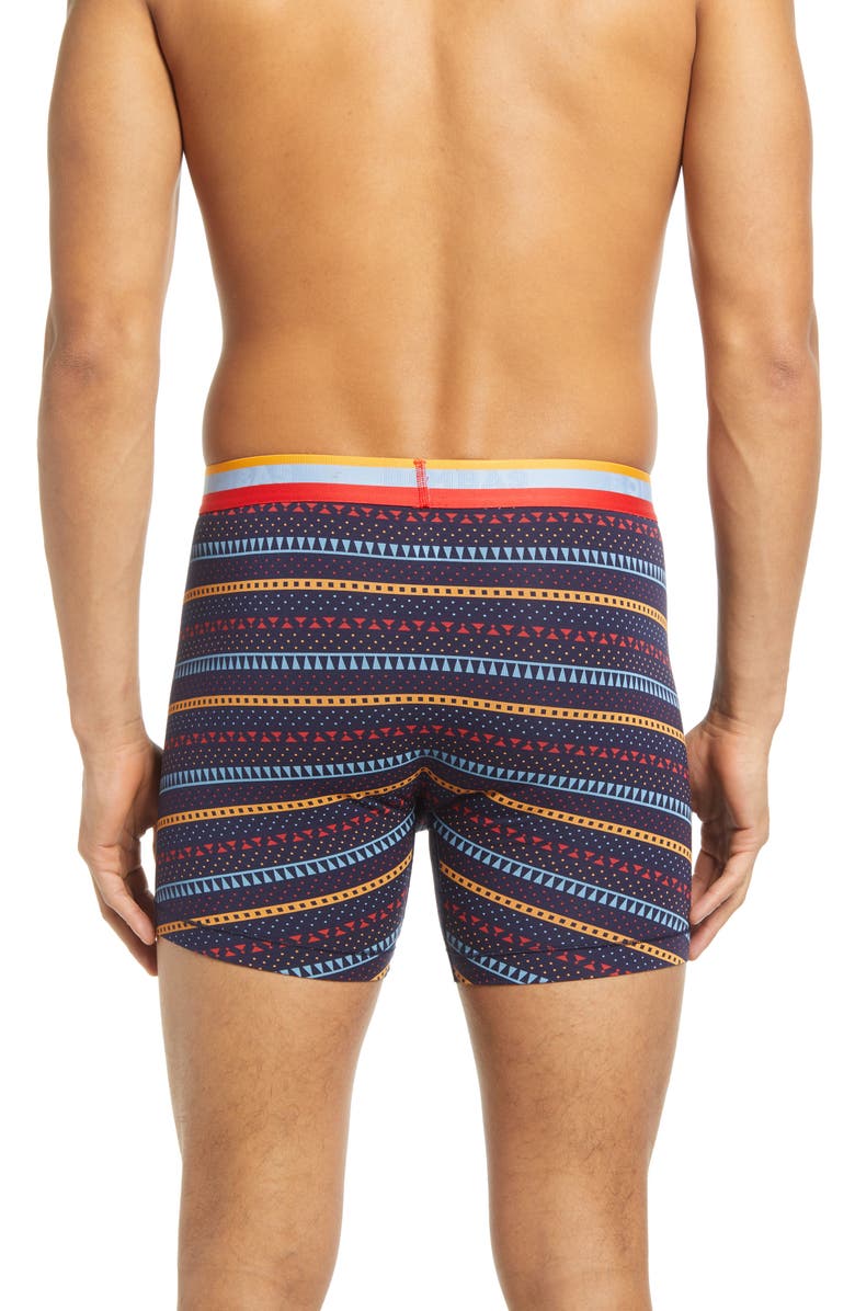 Bombas 3-Pack Cotton Modal Fair Isle Stripe Boxer Briefs, Alternate, color,