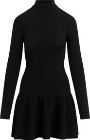 Favorite Daughter The Perfect Daughter Long Sleeve Wool Blend Minidress