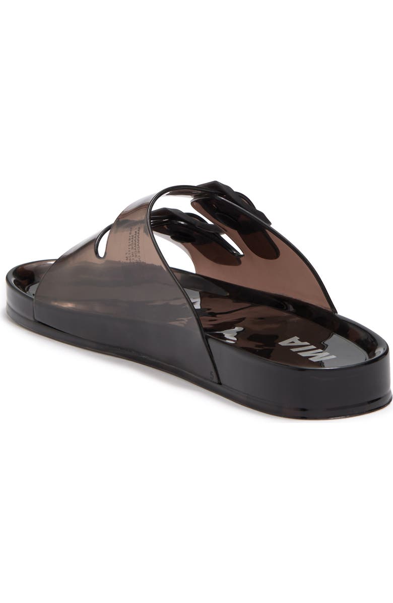 MIA Jewel Double Strap Jelly Slide Sandal, Alternate, color,