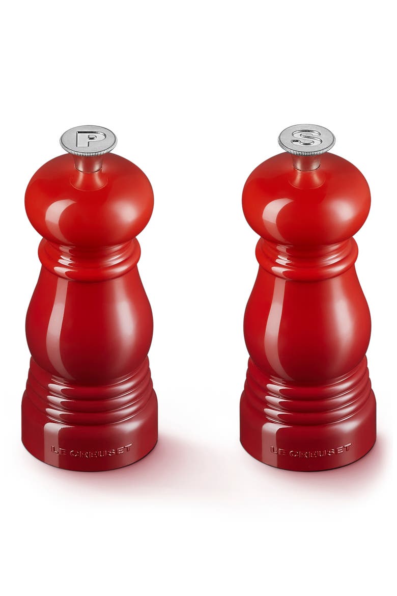 Classic Petite Salt & Pepper Mill Set, Main, color, CERISE