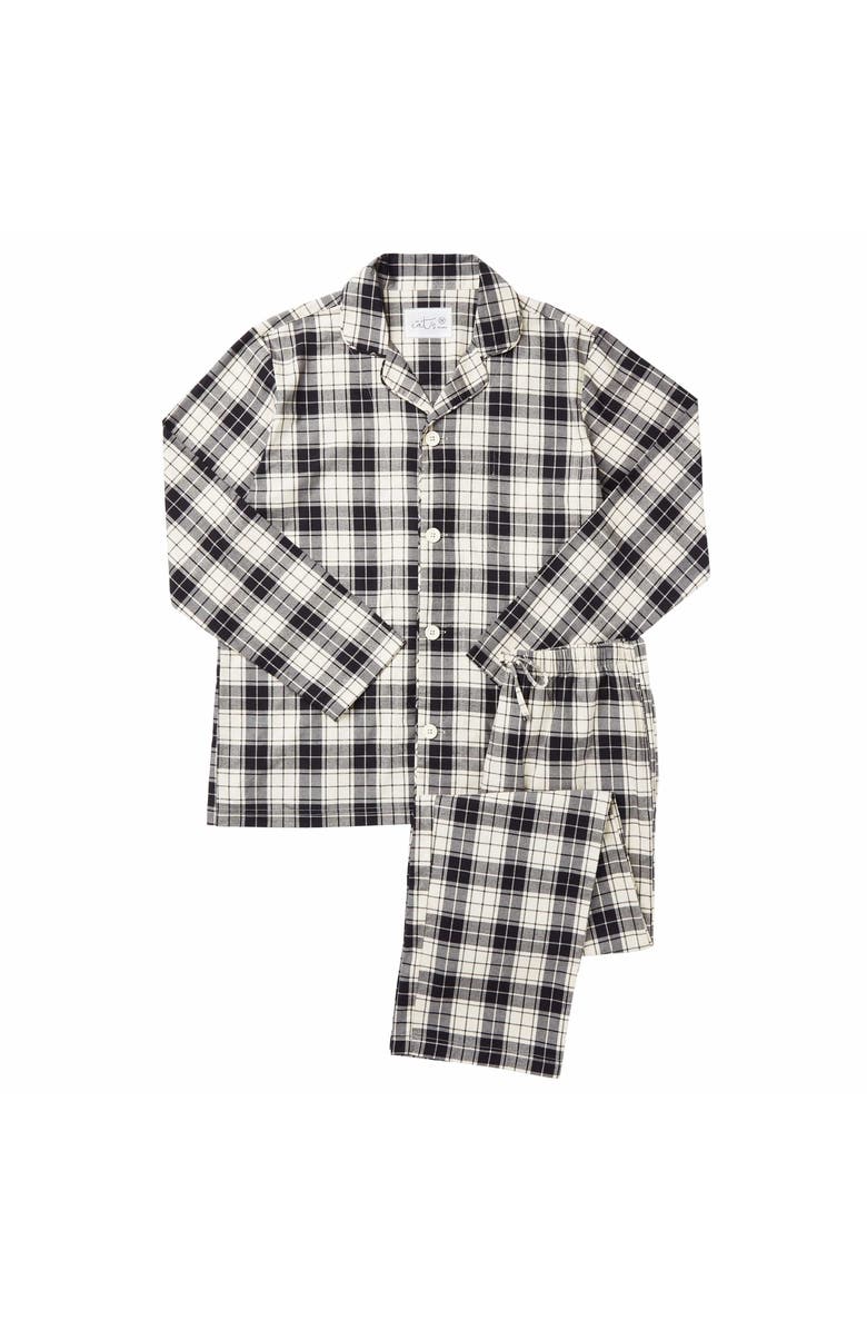 The Cat's Pajamas Men's Flannel Pajama Set, Alternate, color, Denmark