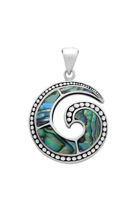 Sterling Silver Swirl Pendant