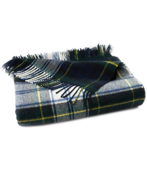 Highland Tartan Tweed Merino Wool Throw