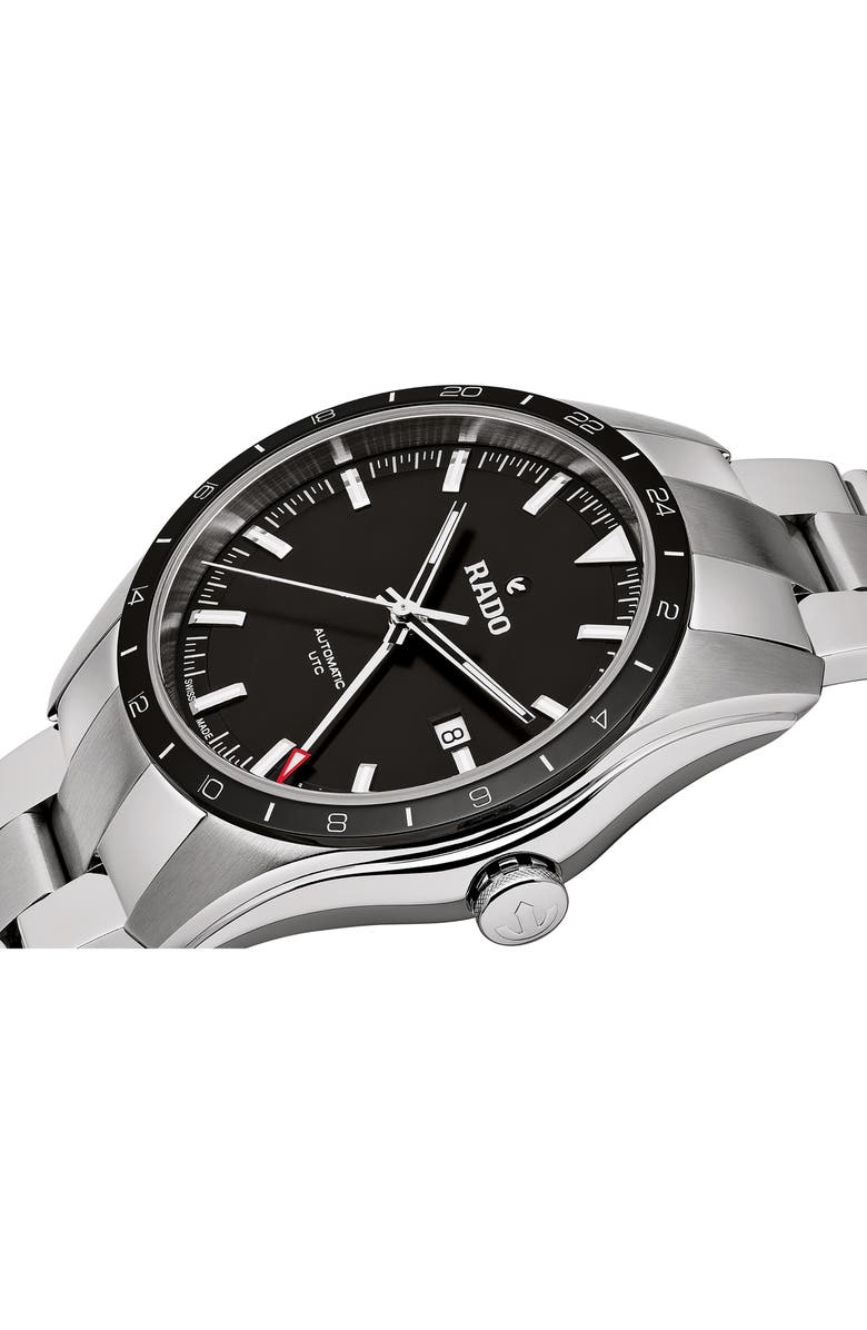 RADO HyperChrome Automatic UTC Bracelet Watch, 44mm, Alternate, color, 