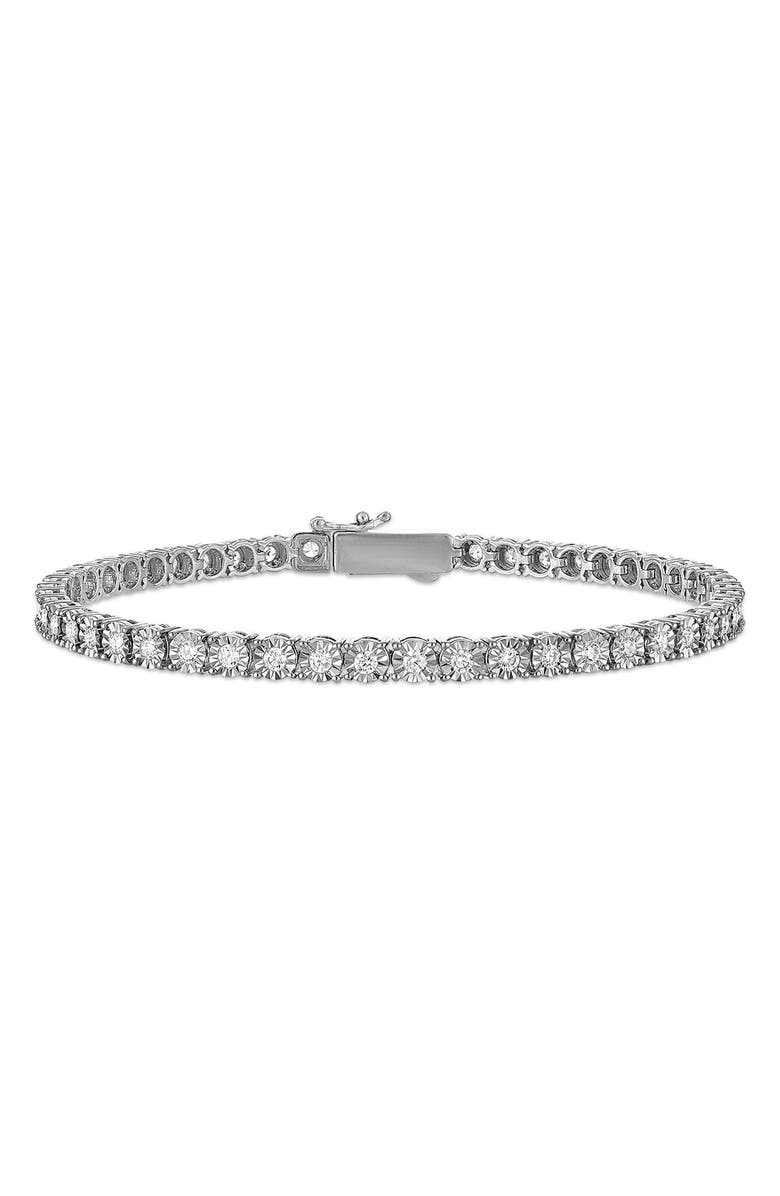 Esquire Diamond Tennis Bracelet, Main, color, White