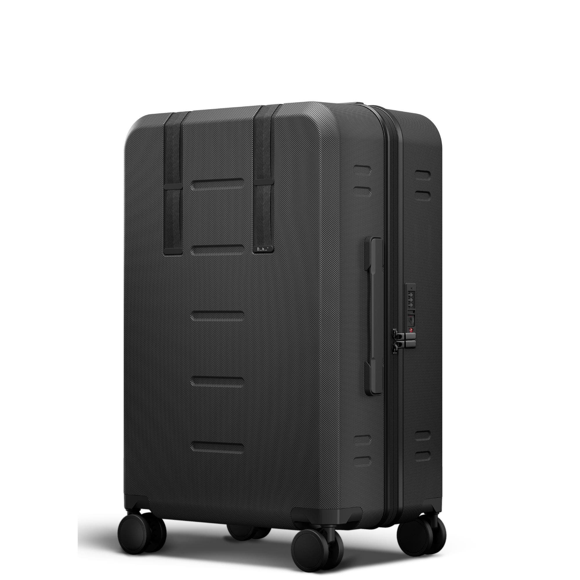 D_b_ Ramverk Compact Hard-Shell 24 Inch Checked Luggage Spinner with Zipper, Main, color, Black Out