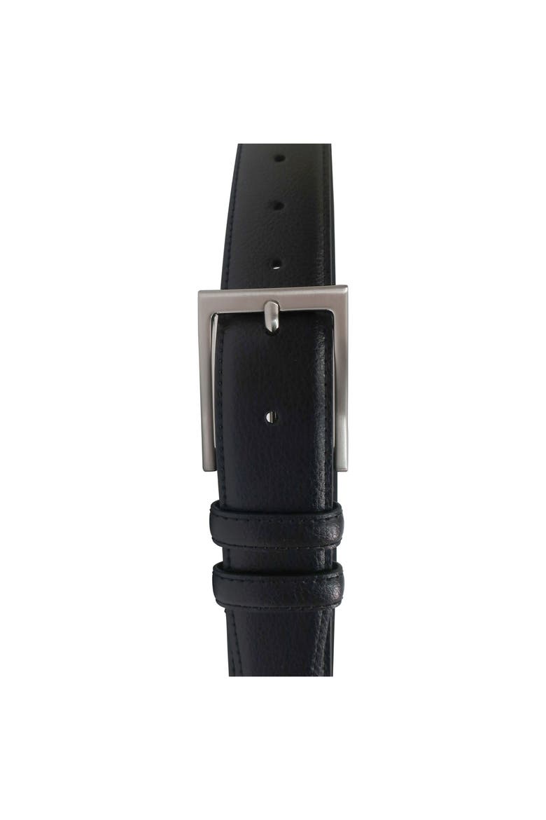 Textured Leather Belt, Alternate, color, Black