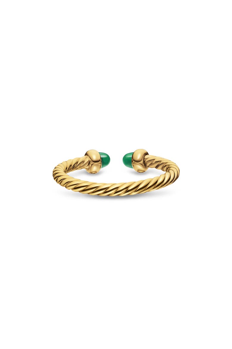 Micro Cablespira® Flex Ring, Alternate, color, EMERALD