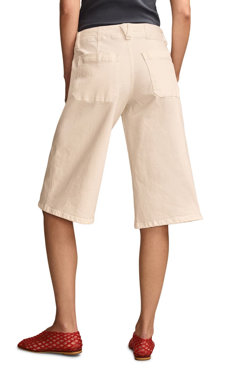 Lucky Brand Stretch Cotton Culottes, Alternate, color,