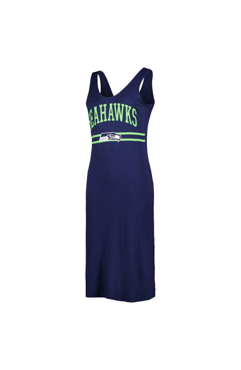 G-III 4HER BY CARL BANKS Women's G-III 4Her by Carl Banks College Navy Seattle Seahawks Training V-Neck Maxi Dress, Alternate, color, Navy