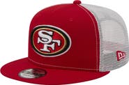 New Era Men's New Era  Scarlet San Francisco 49ers Core Team 9FIFTY Trucker Snapback Hat