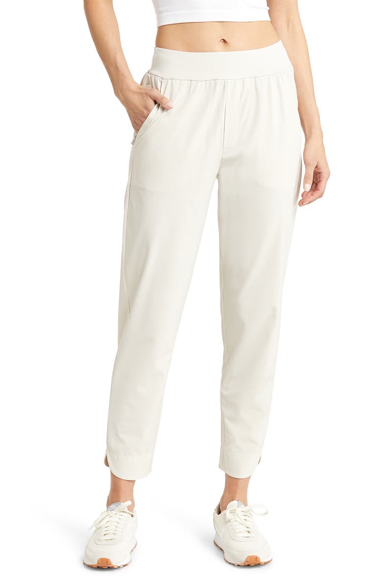 Zella Getaway Ankle Pocket Pants, Main, color, Grey Moonbeam