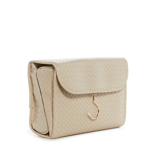 Trvl Design Woven Hanging Toiletry Bag In Ivory