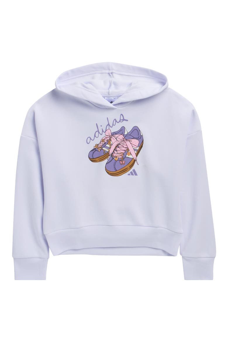 Kids' Logo Fleece Graphic Hoodie, Main, color, FROZEN PURPLE