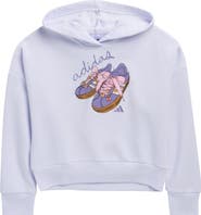 adidas Kids' Logo Fleece Graphic Hoodie