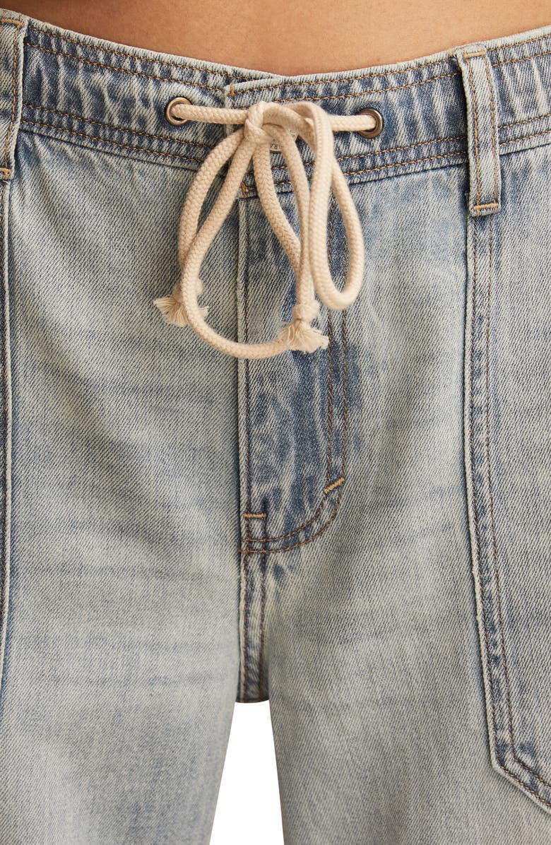 Lucky Brand Low Rise Wide Leg Drawstring Jeans, Alternate, color, Strike Out