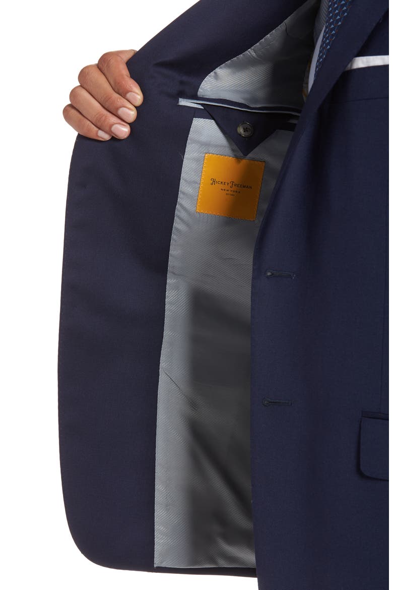 Classic B Fit Loro Piana Wool Suit, Alternate, color, NAVY