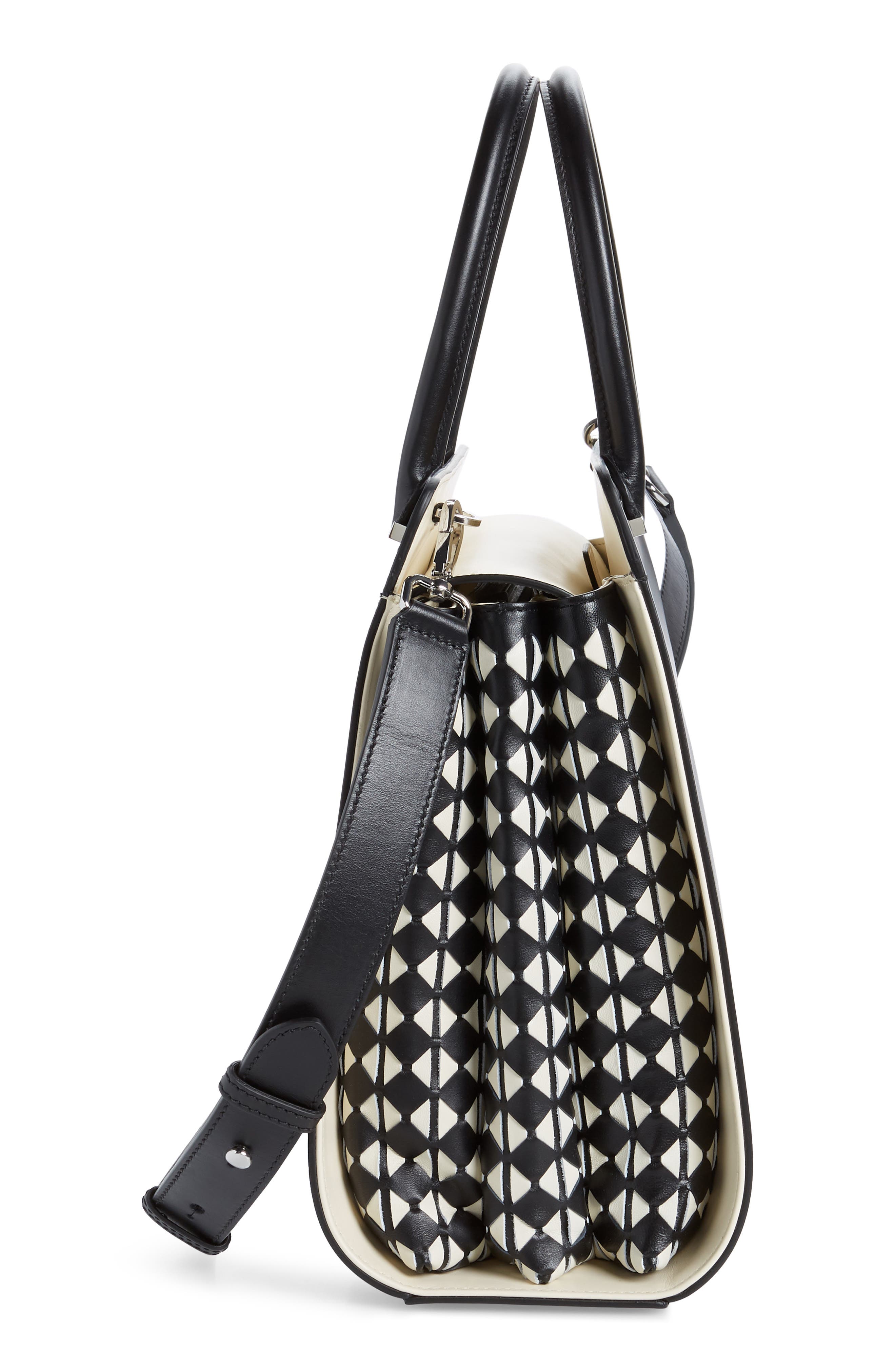 Serapian Milano Villa Leather Top Handle Bag, Alternate, color, 