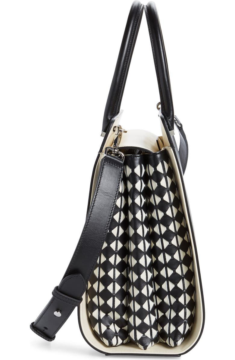 Serapian Milano Villa Leather Top Handle Bag, Alternate, color,