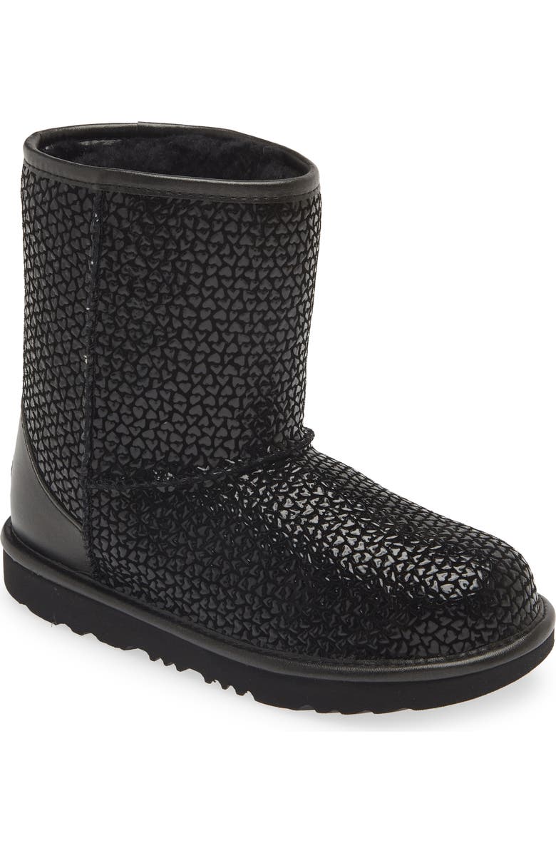 UGG<sup>®</sup> Kids' Classic II Gel Heart Boot, Main, color,