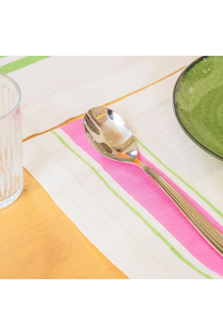 Leher Linen Placemats Set of 2, Alternate, color, Pink