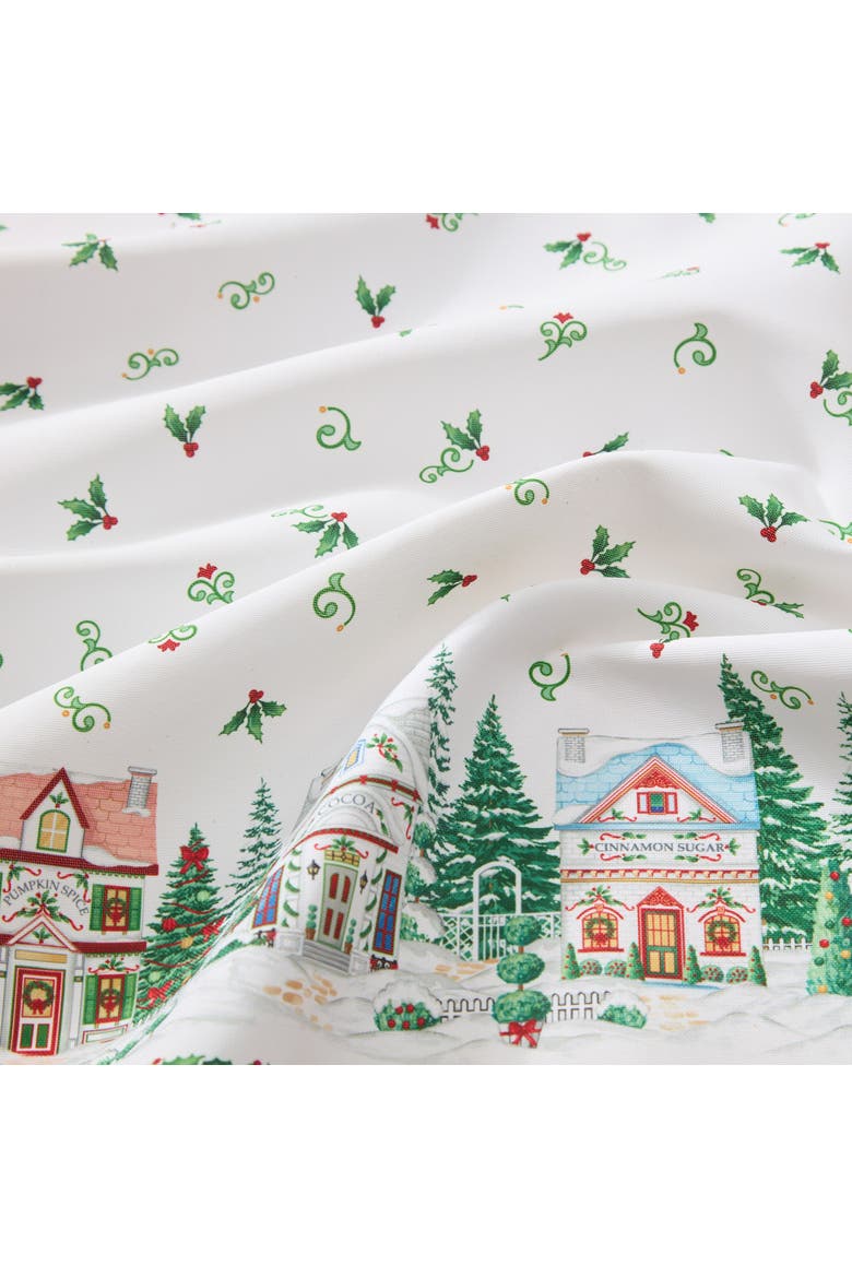Spice Village Christmas Tablecloth, Alternate, color, Multicolor