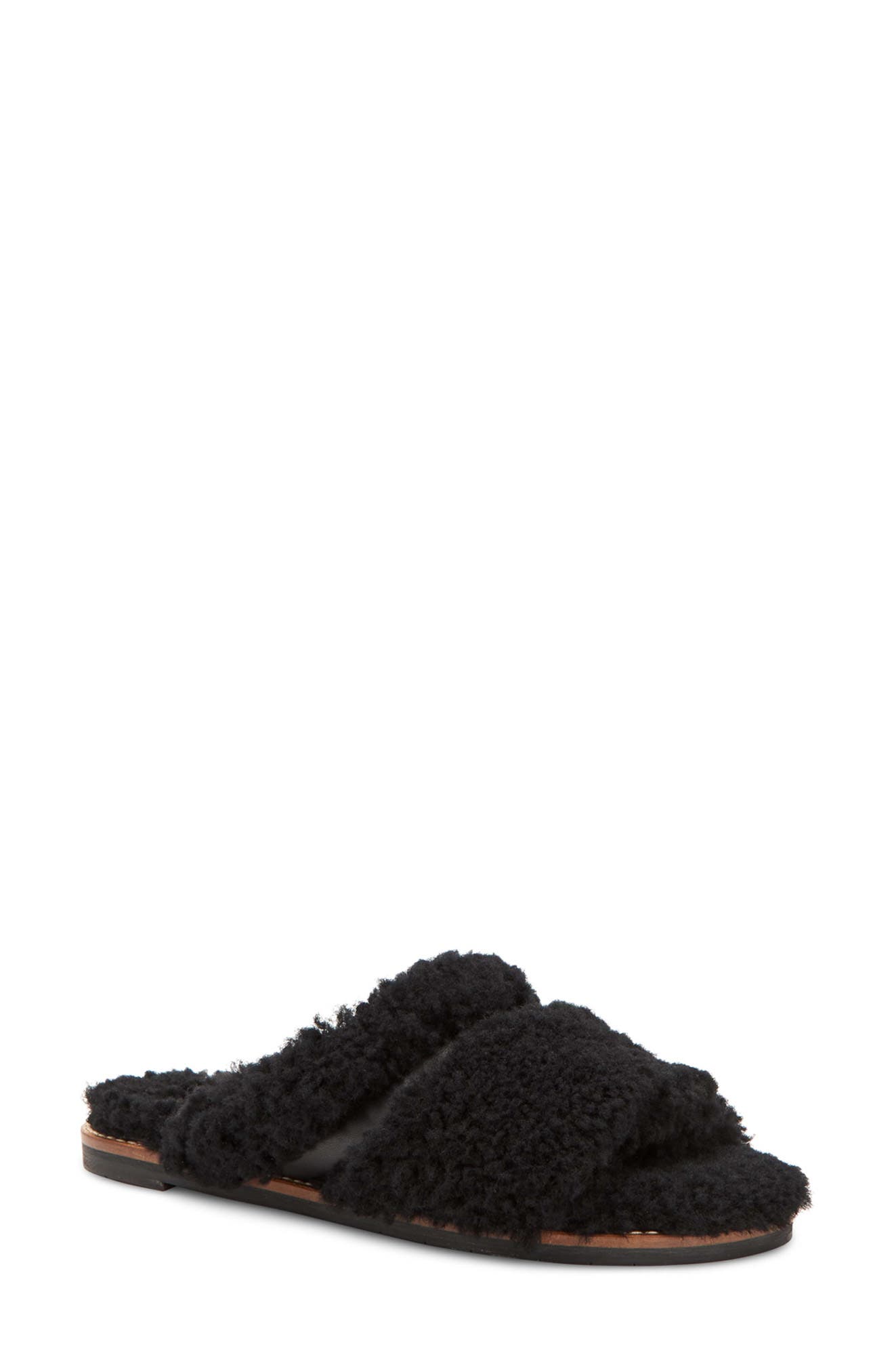 Aquatalia Alina Genuine Shearling Slipper, Main, color, 