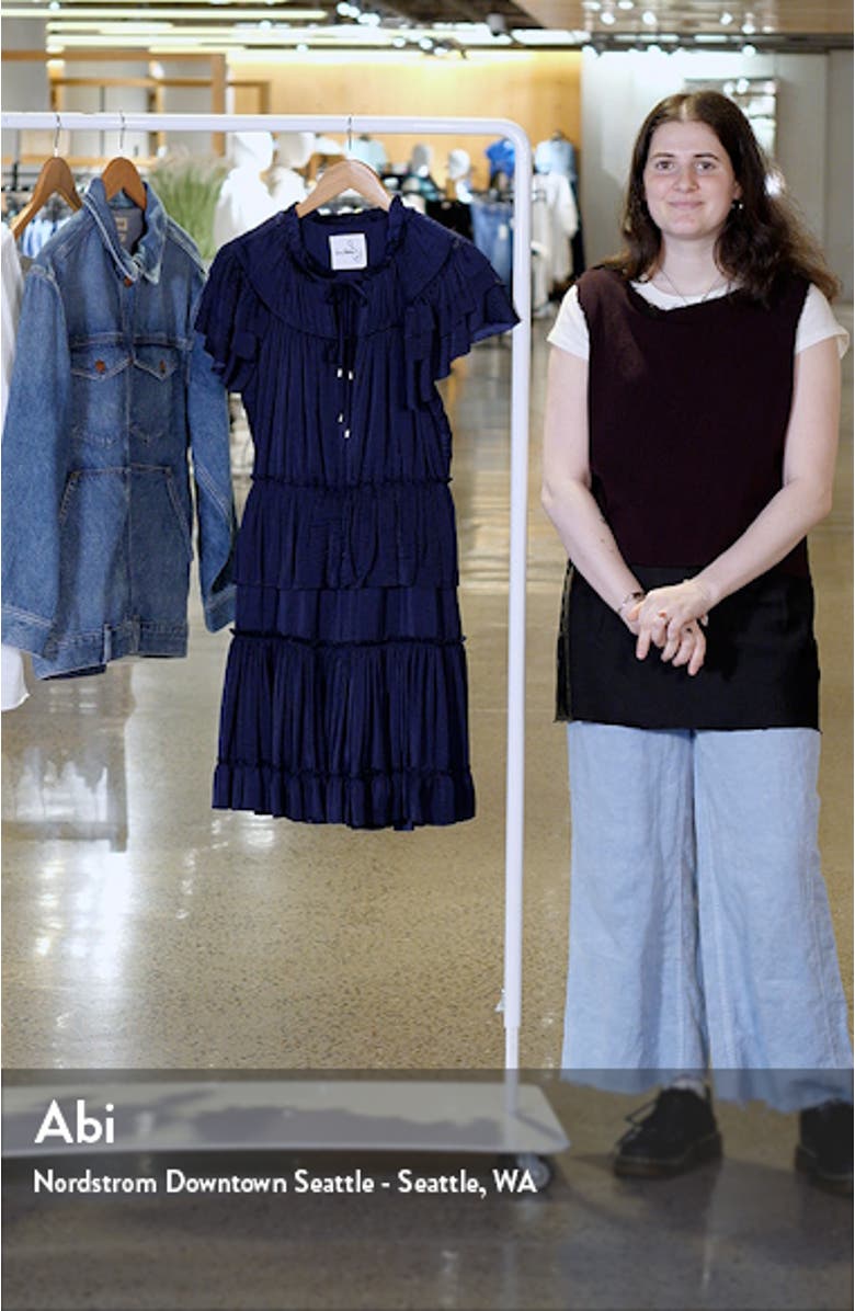 Tiered Ruffle Minidress, sales video thumbnail