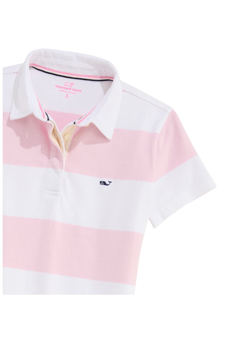 Kids' Striped Rugby Dress, Alternate, color, PINK RUGBY STRIPE