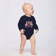 The Juniper Shop Giddy Up Jingle Horse Reindeer Fleece BodySuit (Baby)