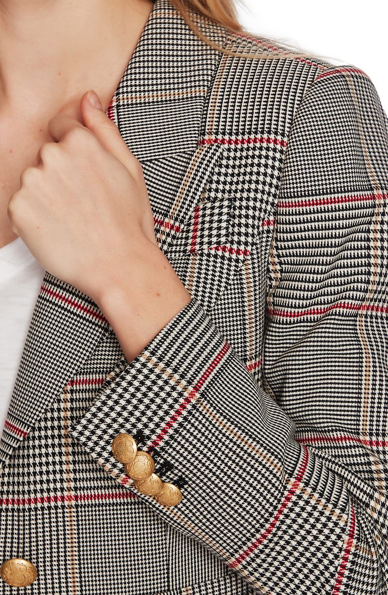 Court & Rowe Peak Lapel Plaid Blazer, Alternate, color,