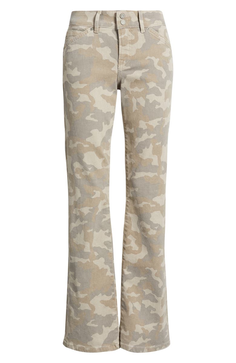 HIDDEN JEANS Camo Print Bootcut Jeans, Alternate, color, Light Beige
