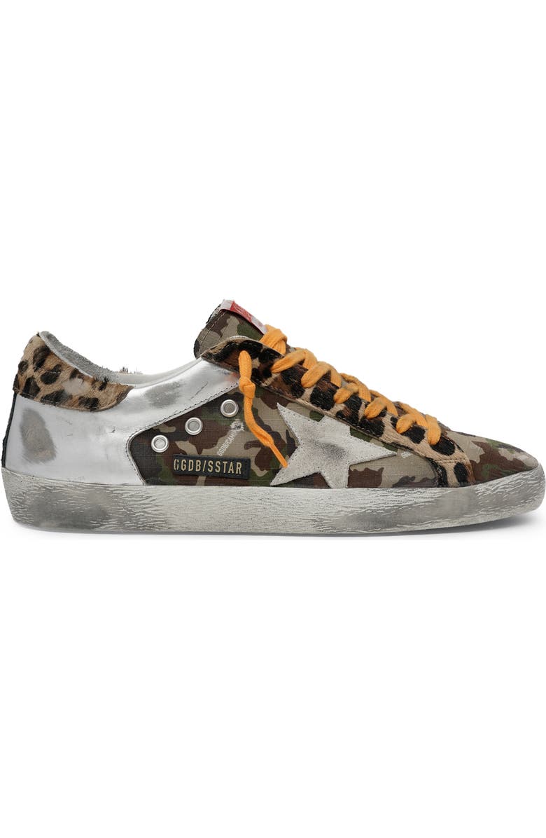 Golden Goose Super-Star Genuine Calf Hair Low Top Sneaker, Main, color,