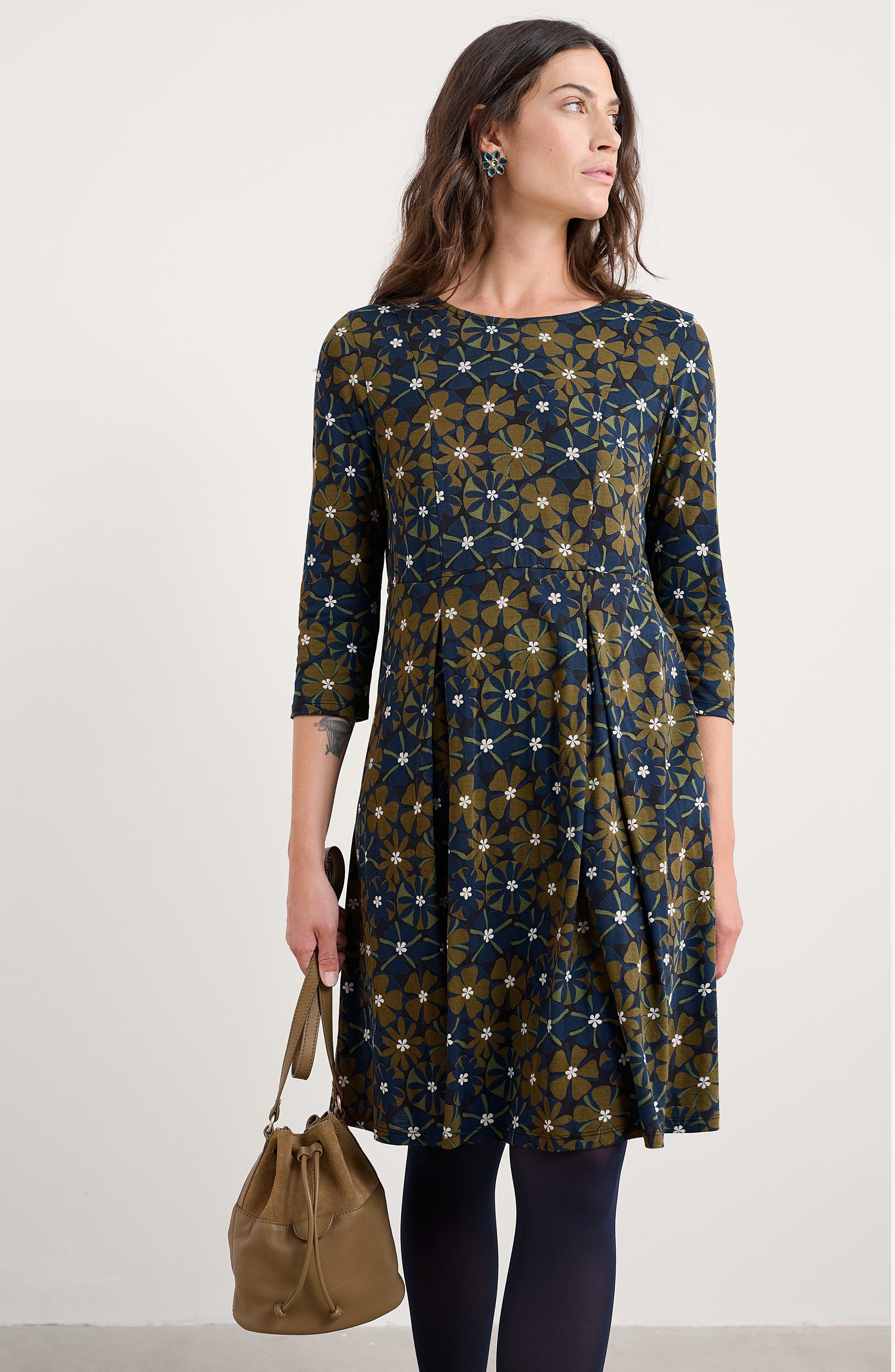Seasalt Cornwall Witch Hazel Floral Jersey Dress (Women) | Nordstrom