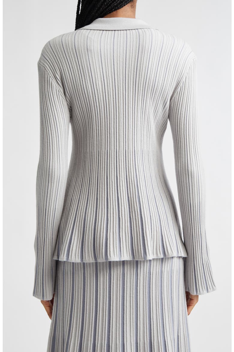 Plated Cardigan, Alternate, color, PEARL