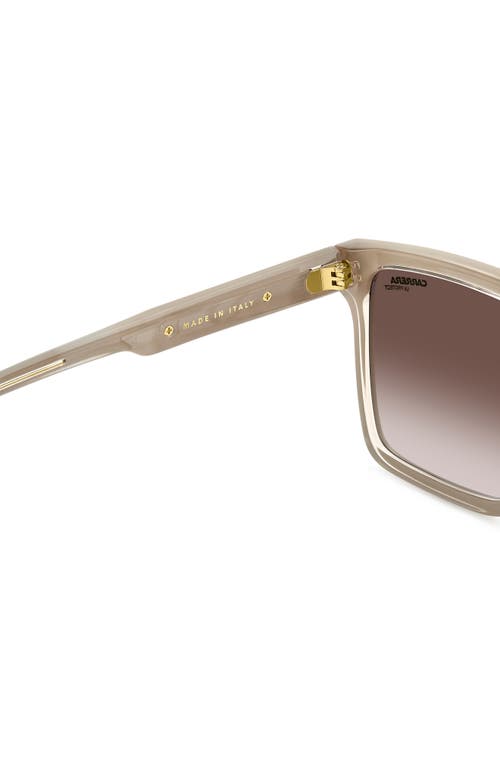 Carrera Eyewear Victory 58mm Rectangular Flat Top Sunglasses