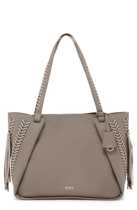 Valorie Pebbled Leather Tote Bag