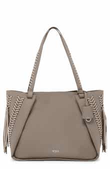 TUMI Valorie Pebbled Leather Tote Bag