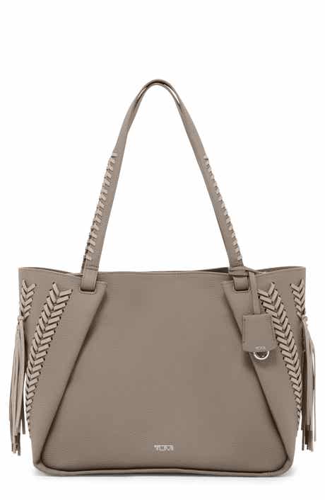 TUMI Valorie Pebbled Leather Tote Bag
