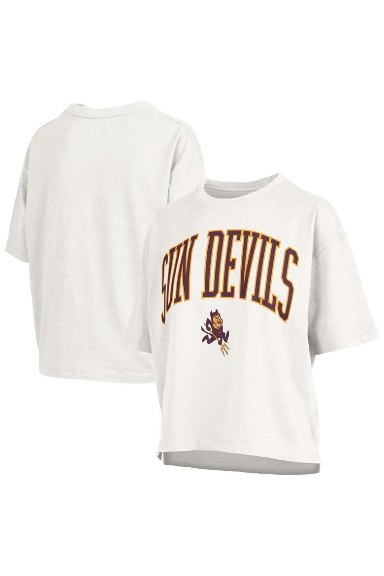 Women's Pressbox  White Arizona State Sun Devils Nelson T-Shirt, Main, color, White